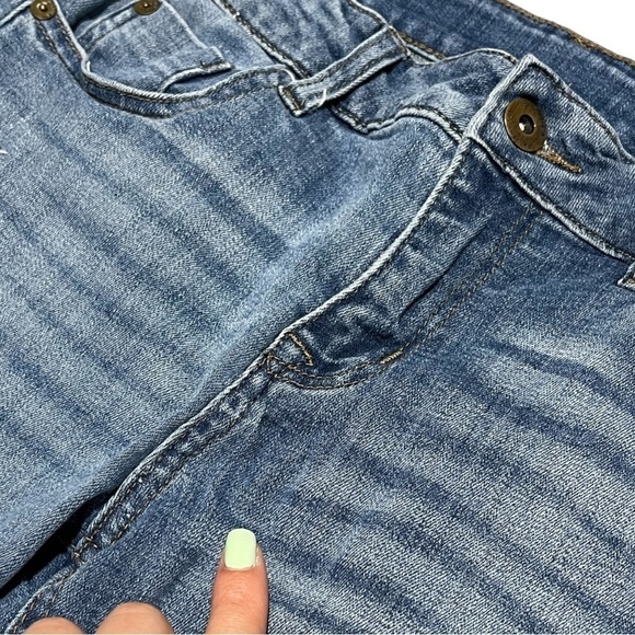 Pistola Blue Distressed Ankle Zip Size 28 - Picture 9 of 12